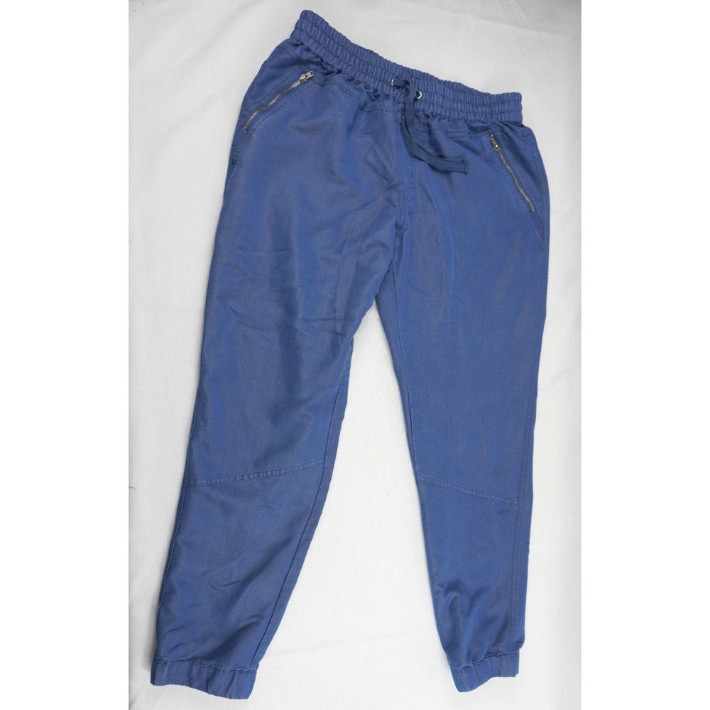 Nanette Lepore Women's Elastic Waist with Zippered Front Pockets Joggers Size 6